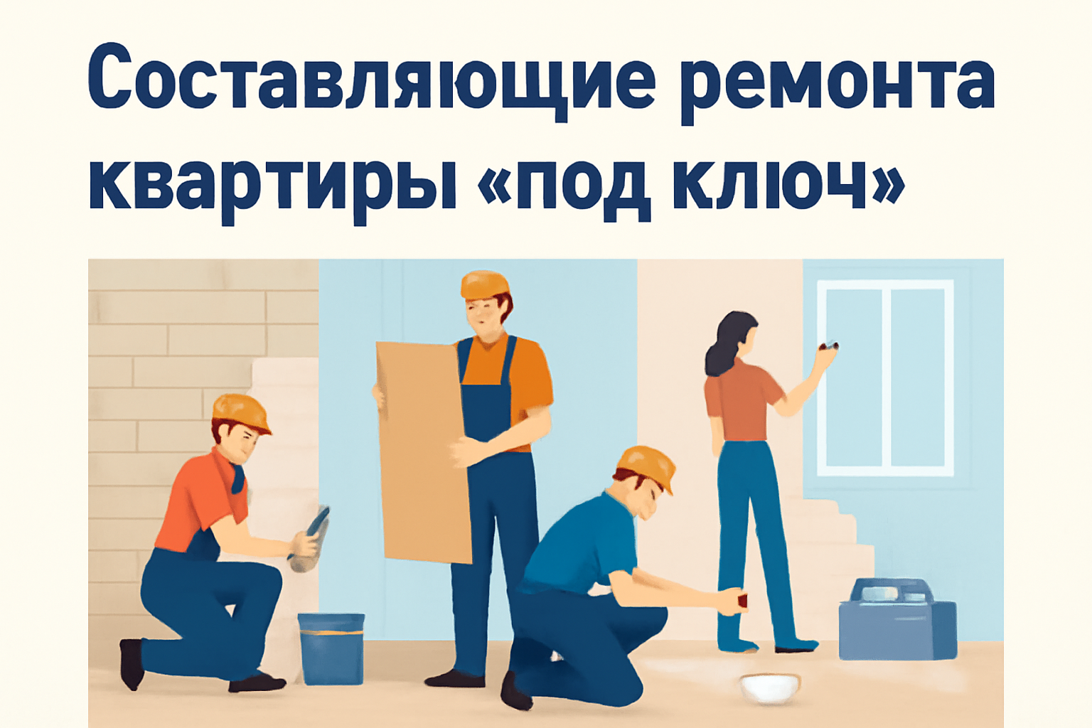 Составляющие ремонта квартиры «под ключ